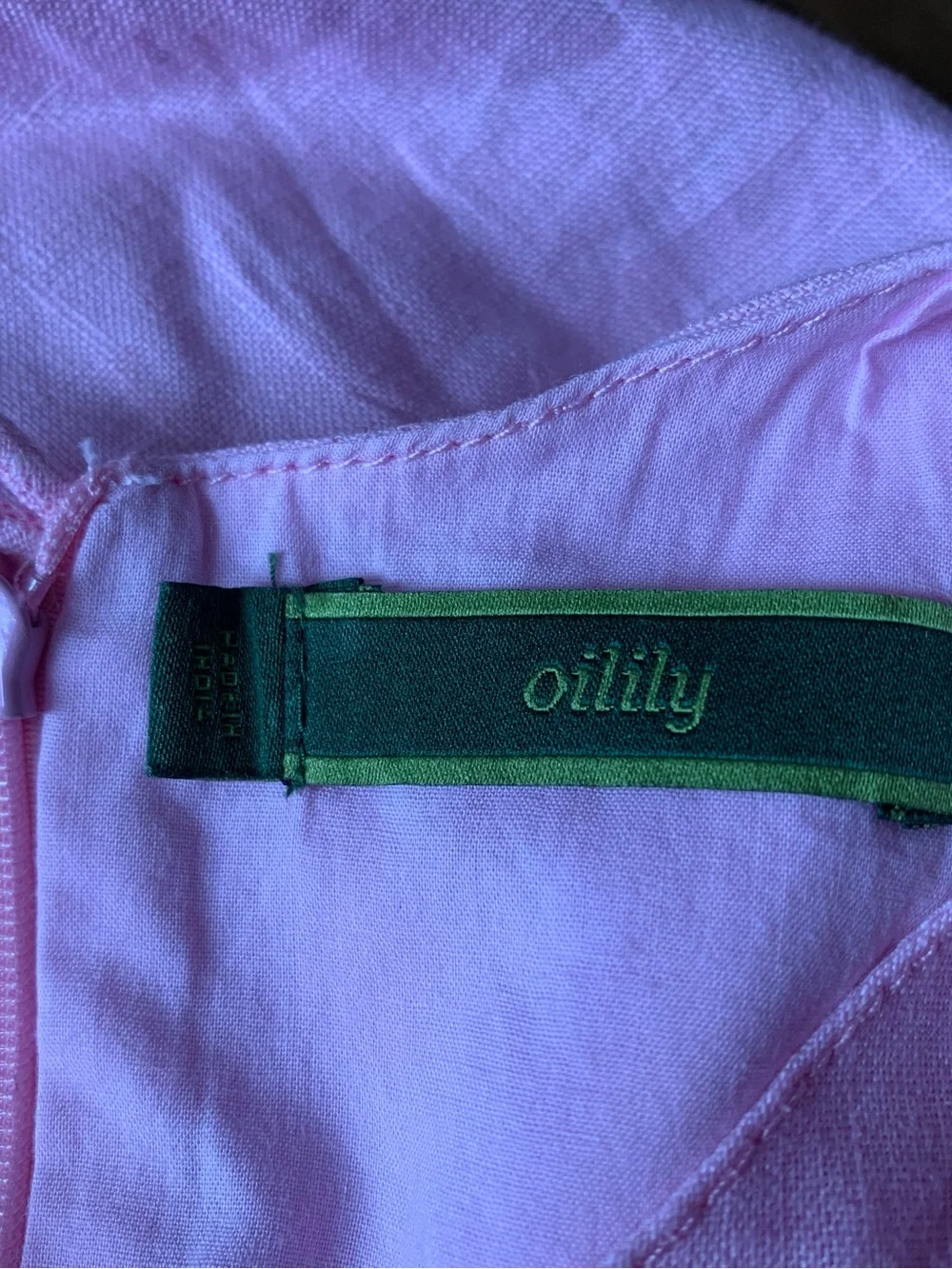 Girls Oilily Linen Dress Size 80 (12-18) Months